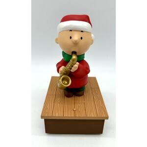 Hallmark 2011 Wireless Christmas Band Peanuts Charlie Brown Saxophone Works